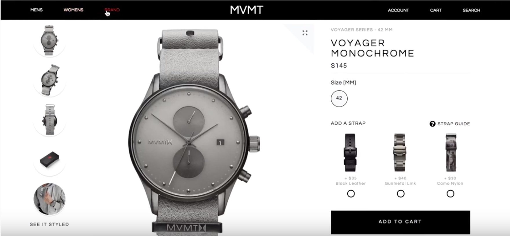 screen of WatchMeReact